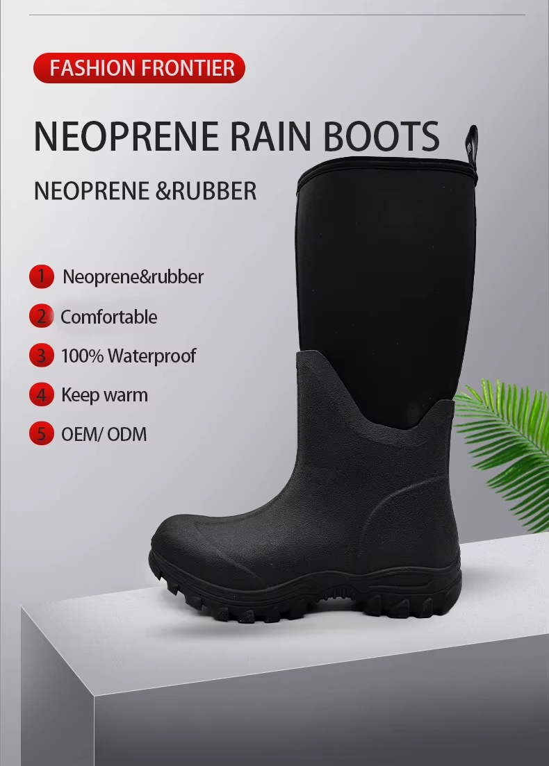 Neoprene work boots