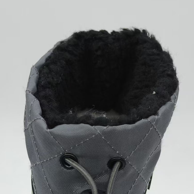 Insulated Winter Rubber Boots with fur Collars manufacturer factory