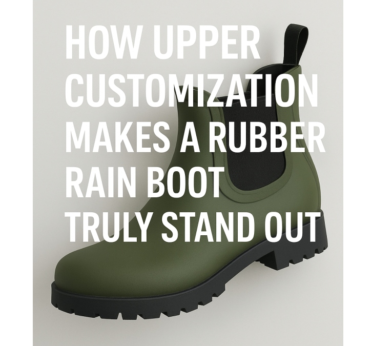 Upper Customization Rubber Rain Boot ODM OEM manufacturer