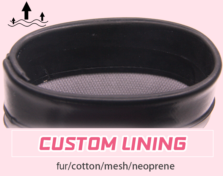 Two tone rubber patchwork upper children's rain boots