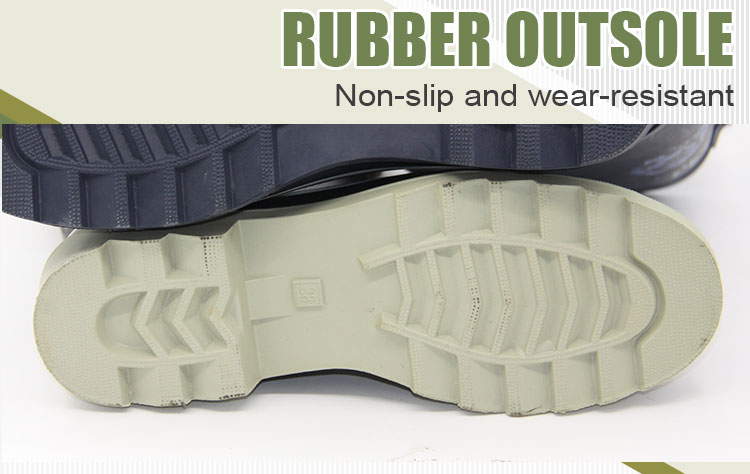 Lined mid calf rubber rain boots for women