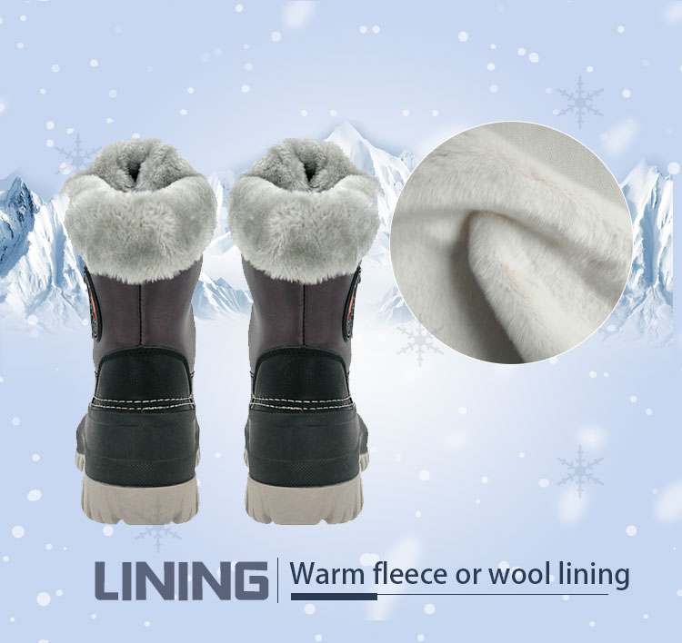 Ladies TPR shell winter boots supplier