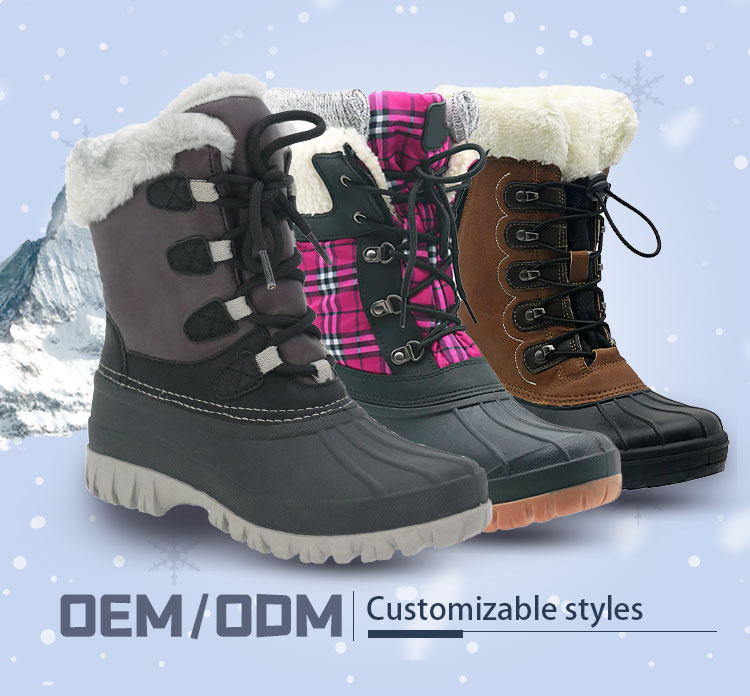 Ladies TPR shell winter boots supplier