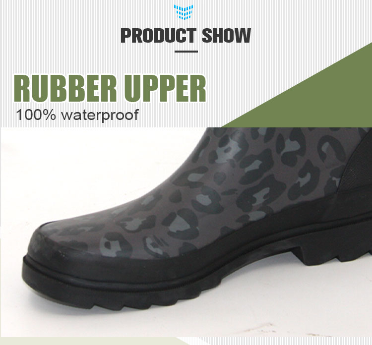 OEM print patterns ladies rubber wellington boots
