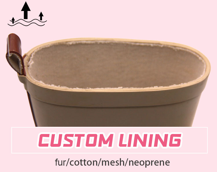 Пользовательский логотип малыш водонепроницаемые сапоги Веллингтон