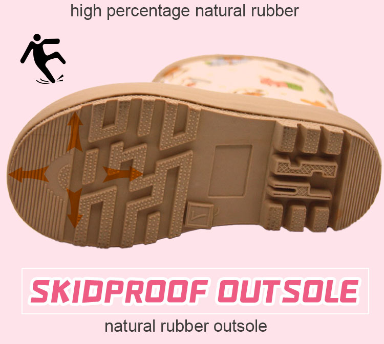 Bottes de pluie en caoutchouc pour enfants