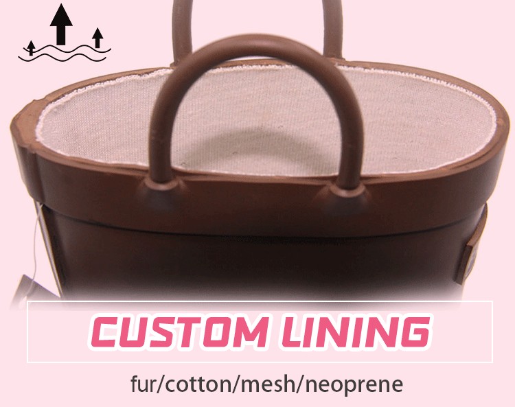 Fait à la main couleur solide enfant imperméable avec poignées 