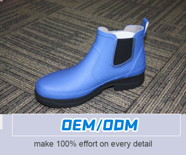 OEM etichetta privata uomini donne caviglia Chelsea pioggia stivali