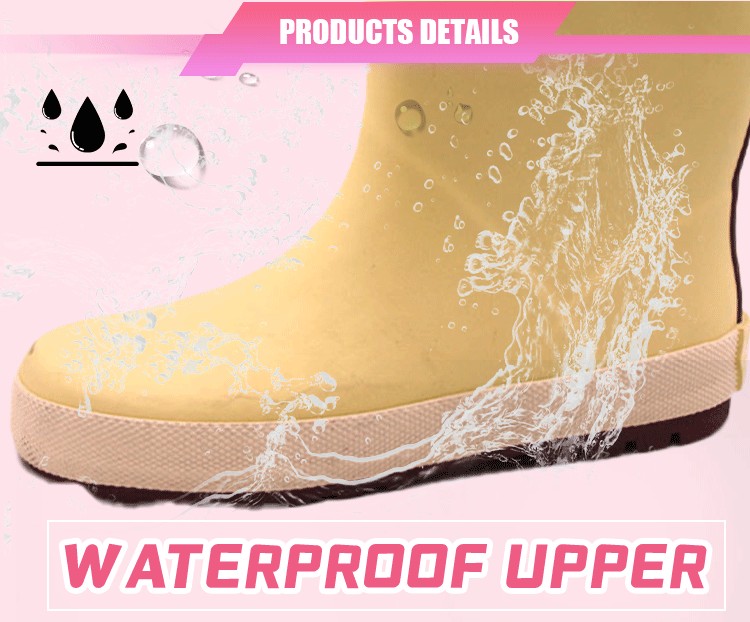 Logotipo OEM Gusset niños Gumboots ligeros para niños pequeños