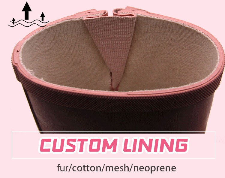 Logotipo OEM Gusset niños Gumboots ligeros para niños pequeños