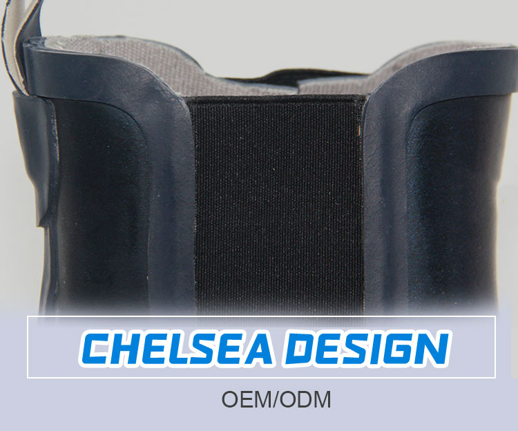 Lungo elastico banda gomma Chelsea pioggia stivali per le donne all'ingrosso