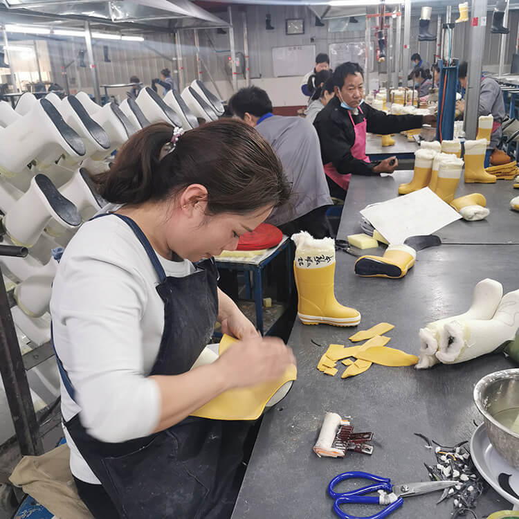 Grande Knee High Waterproof Gomma Foldable Welly Boots