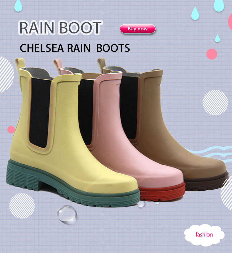 Женские резиновые сапоги Chelsea Wellington Rain
