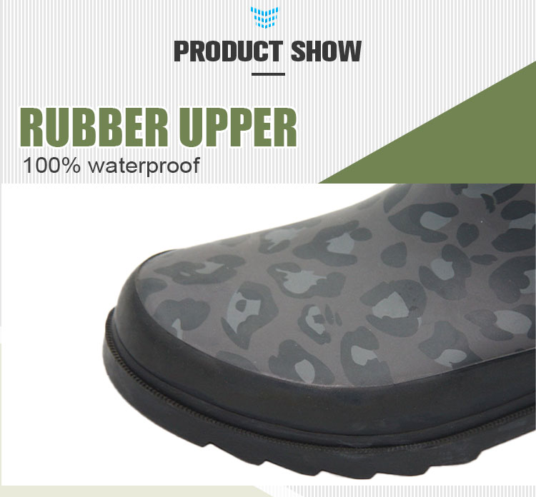 Custom Printed Women's Waterproof Wellington Rain Boots