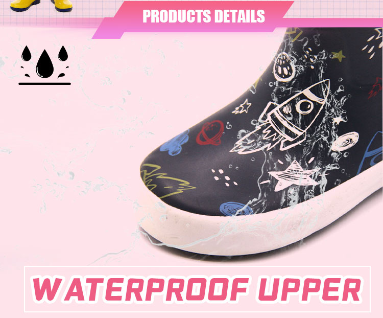 Custom Print Toddler Rubber Wellington Boots