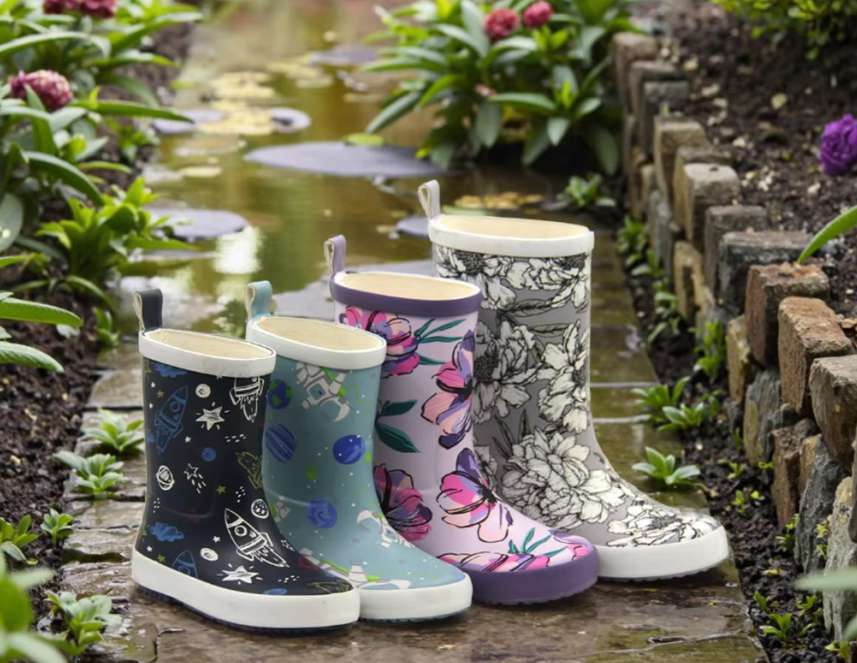 Custom Print Toddler Rubber Wellington Boots