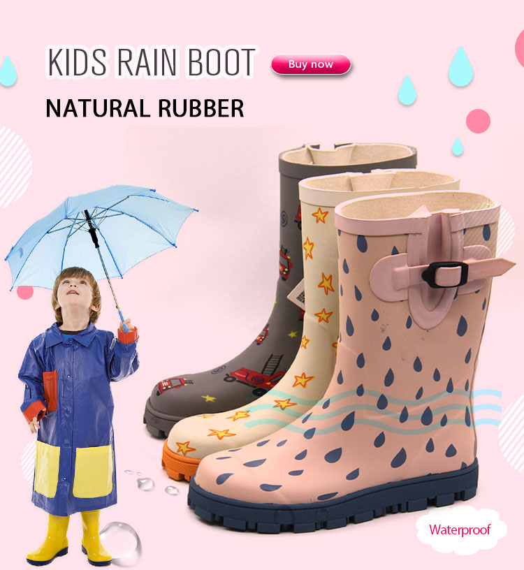 OEM Print Kids Gusset Wellies company

