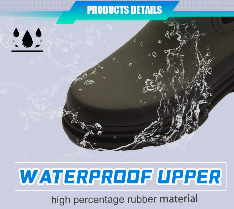 Venta caliente impermeable tobillo wellington botas mujeres