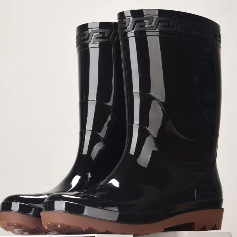 Tall Tube mens waterproof PVC motocycle Wellington boots