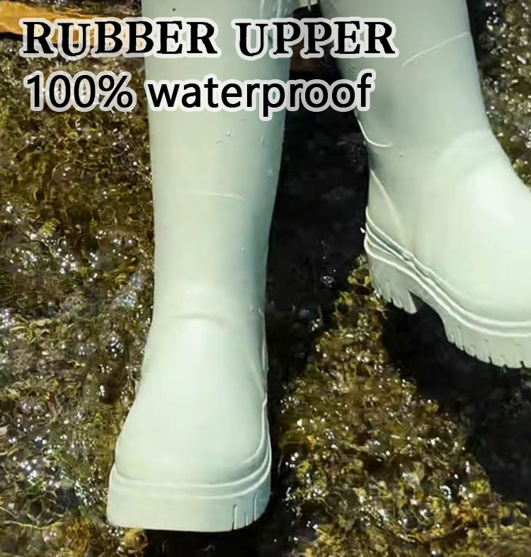 B2B Wholesale Classic Bright-Colored Knee High Gumboots
