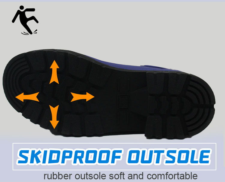 Customized brand logo Rubber Wellington Gumboots