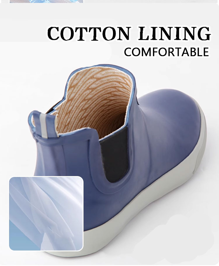 OEM/ODM Stylish Low-Cut Men's Women's Chelsea Rain Boots