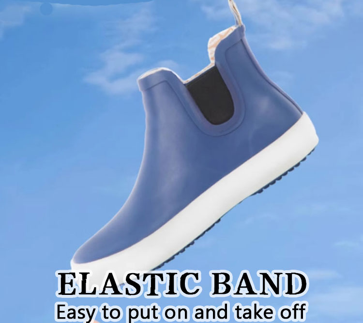 OEM/ODM Stylish Low-Cut Men's Women's Chelsea Rain Boots