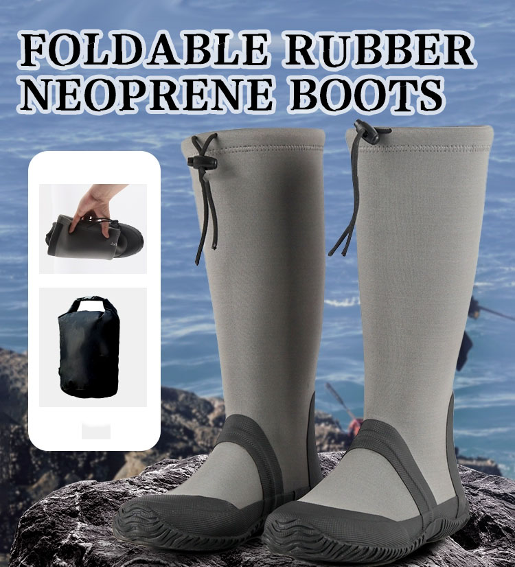 Bottes Wellington antidérapantes imperméables pour la pêche randonnée