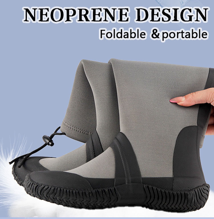 Bottes Wellington antidérapantes imperméables pour la pêche randonnée