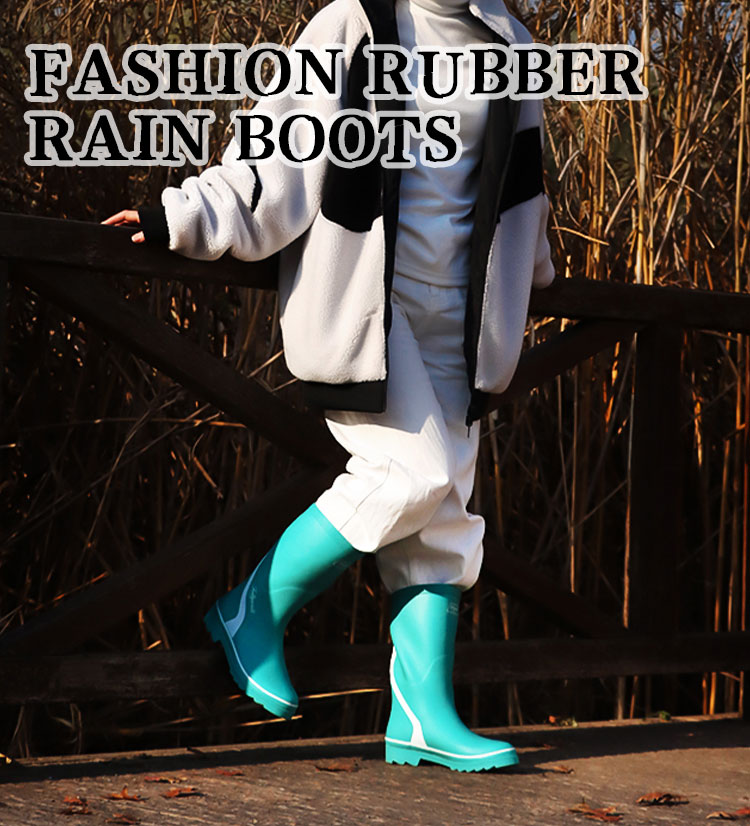 ハイヒールのウェリントンブーツ