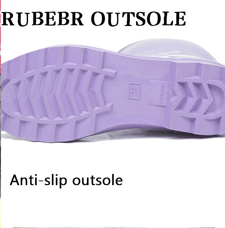 ハイヒールのウェリントンブーツ