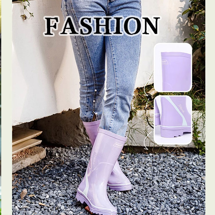 ハイヒールのウェリントンブーツ