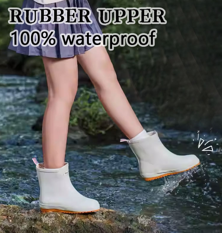 OEM السيدات أنيقة في الهواء الطلق المطر الأحذية
