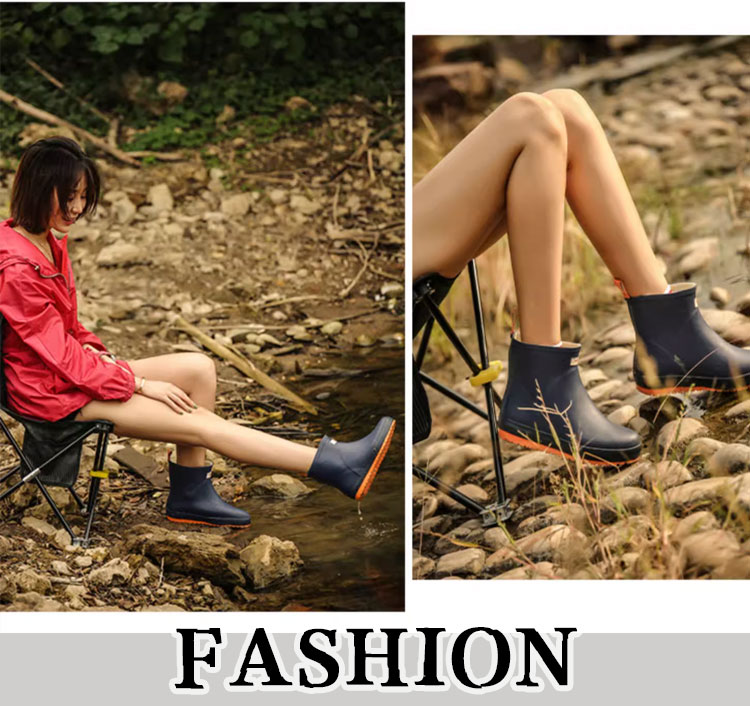 OEM السيدات أنيقة في الهواء الطلق المطر الأحذية