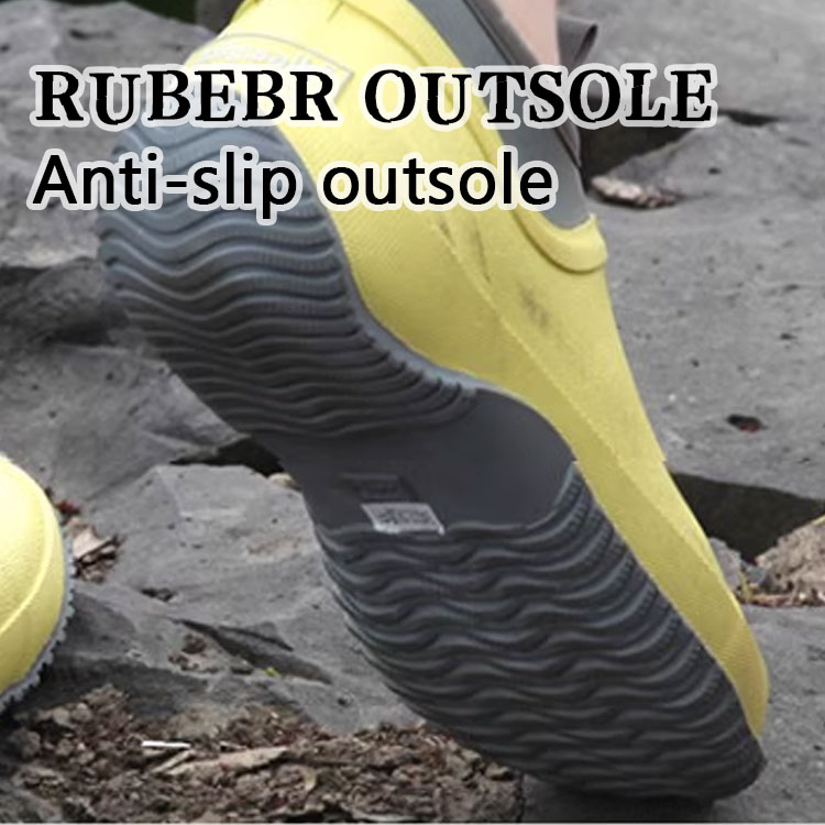 Ultra-leichte wasserdichte Anti-Rutsch Neopren Low-Cut Gummi Wellies