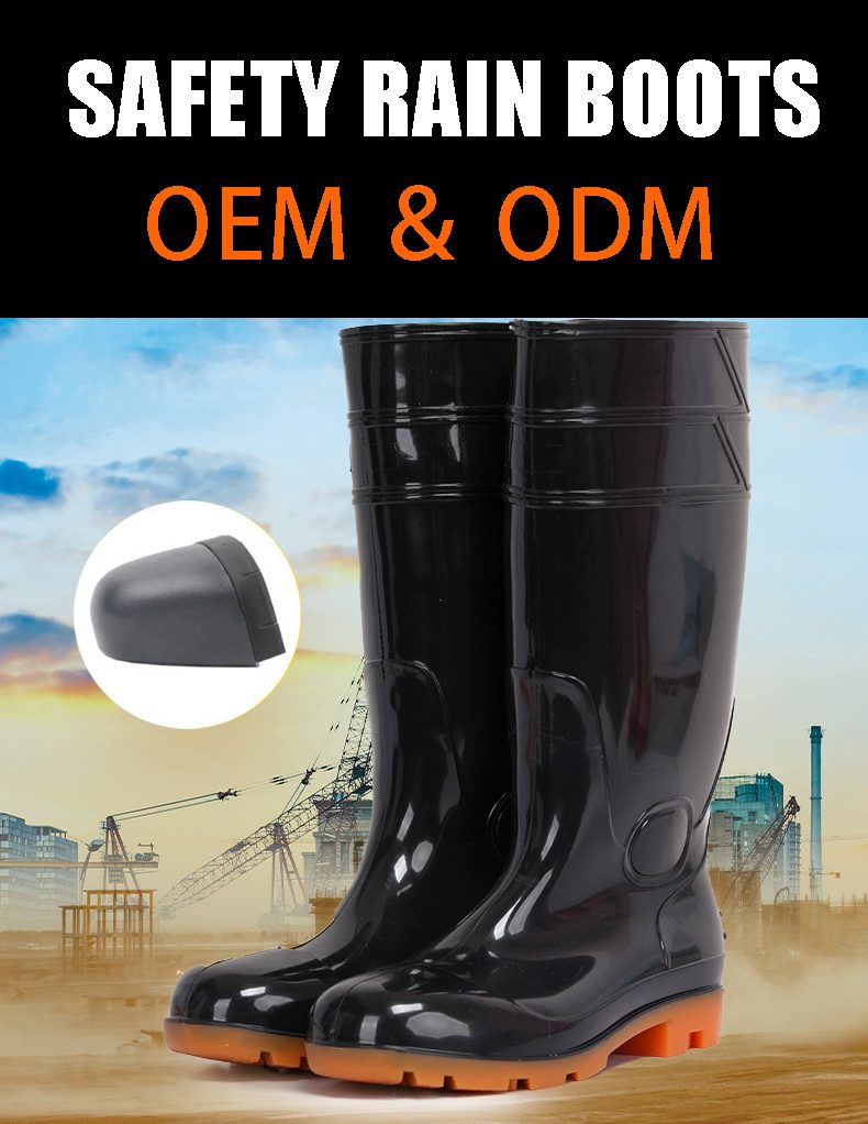 OEM Mid-Calf & High-Calf Steel Toe Anti-Impact PVC Boots