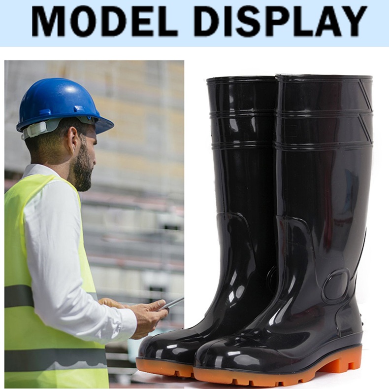OEM Mid-Calf & High-Calf Steel Toe Anti-Impact PVC Boots