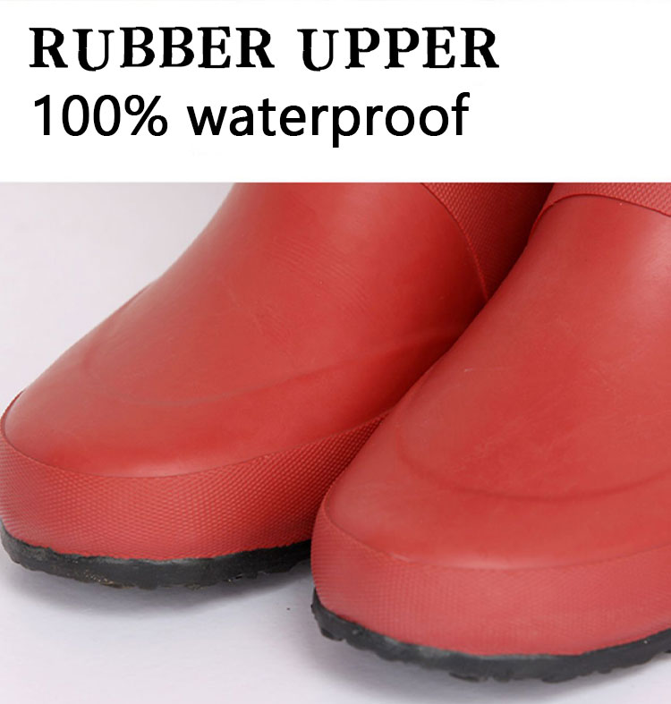 Bottes Wellington pliables antidérapantes en gros pour femmes