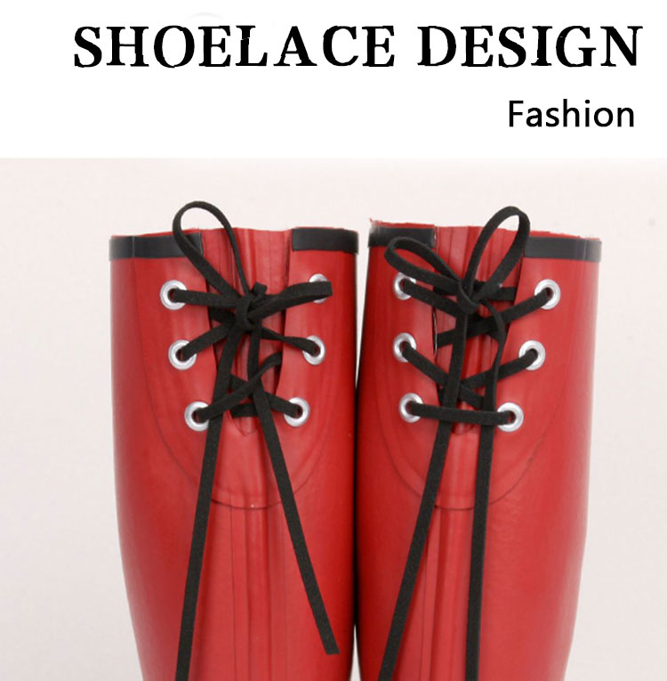 Bottes Wellington pliables antidérapantes en gros pour femmes