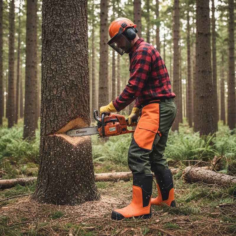 Waterproof Anti-Puncture Logging Work Boots for Forestry Workers
