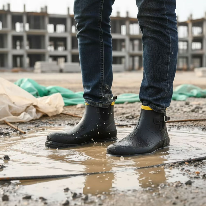 Heavy DutyRubber Safety Shoes for Industrial Workers
