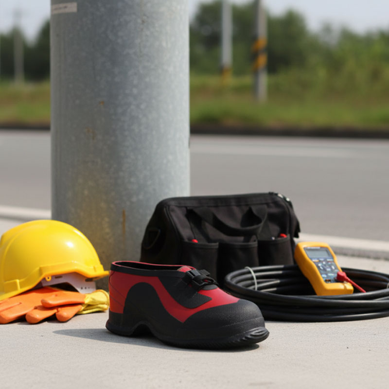 Rubber 20KV High Voltage Insulated Shoe Covers for Workers 