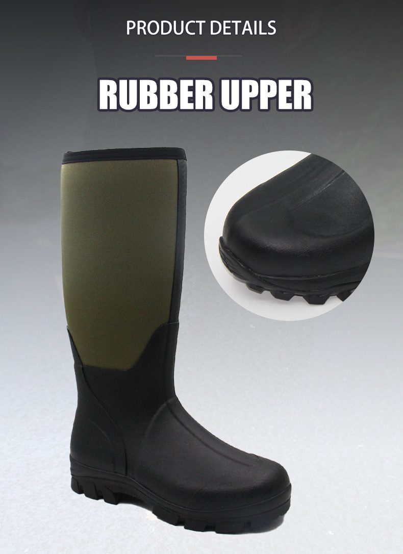 Commercio all'ingrosso impermeabile isolato neoprene caccia stivali fabbrica