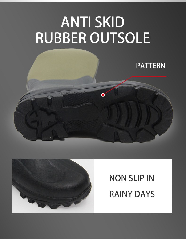 Commercio all'ingrosso impermeabile isolato neoprene caccia stivali fabbrica