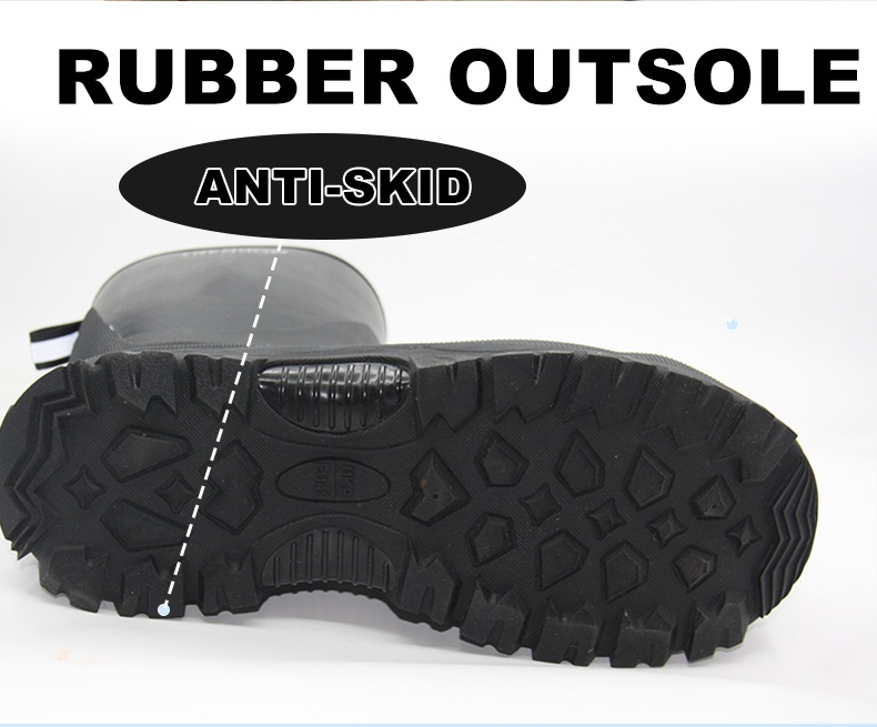 Wholesale Custom Waterproof Neoprene Warm Anti Punction Safety Gumboots 