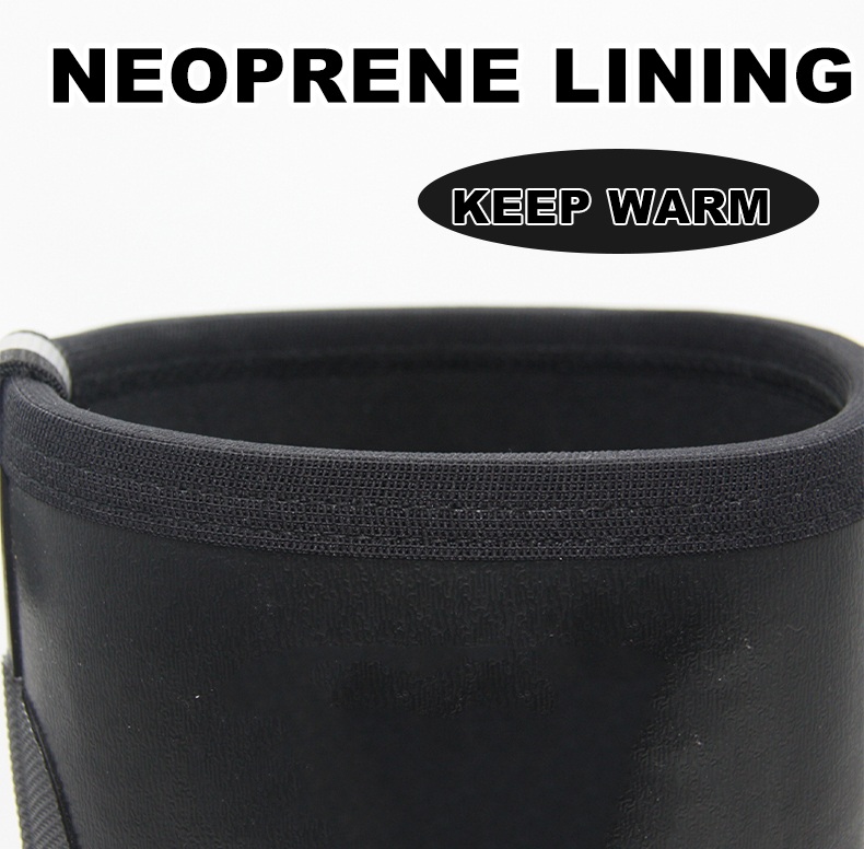 Wholesale Custom Waterproof Neoprene Warm Anti Punction Safety Gumboots 