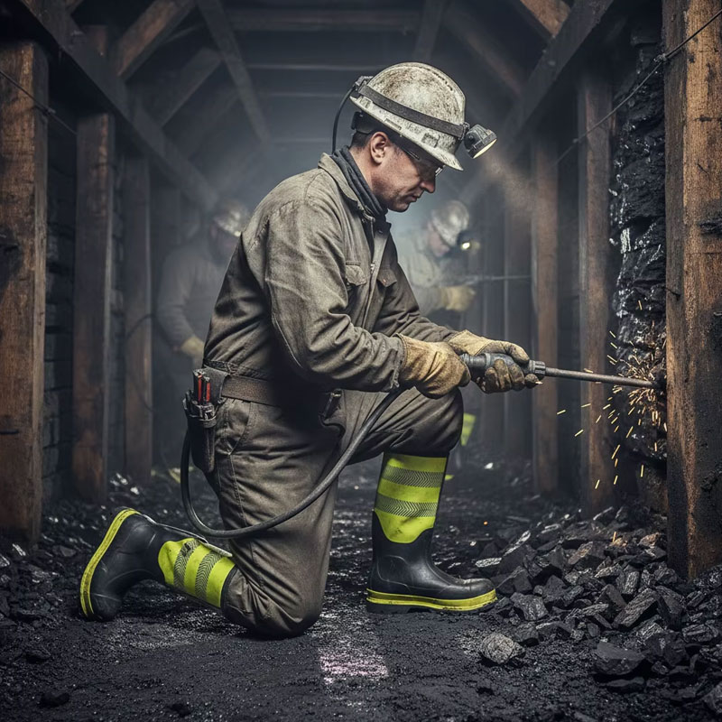 Industrielle Gummi Rutschfeste Wasserdichte Sicherheit Arbeitsstiefel