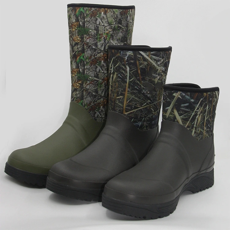 Camo neopreno goma botas de caza colección