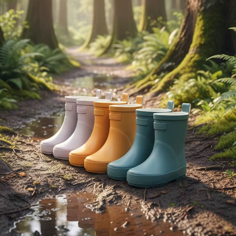 Bottes de pluie chloidren imperméables enfants bottes à gomme