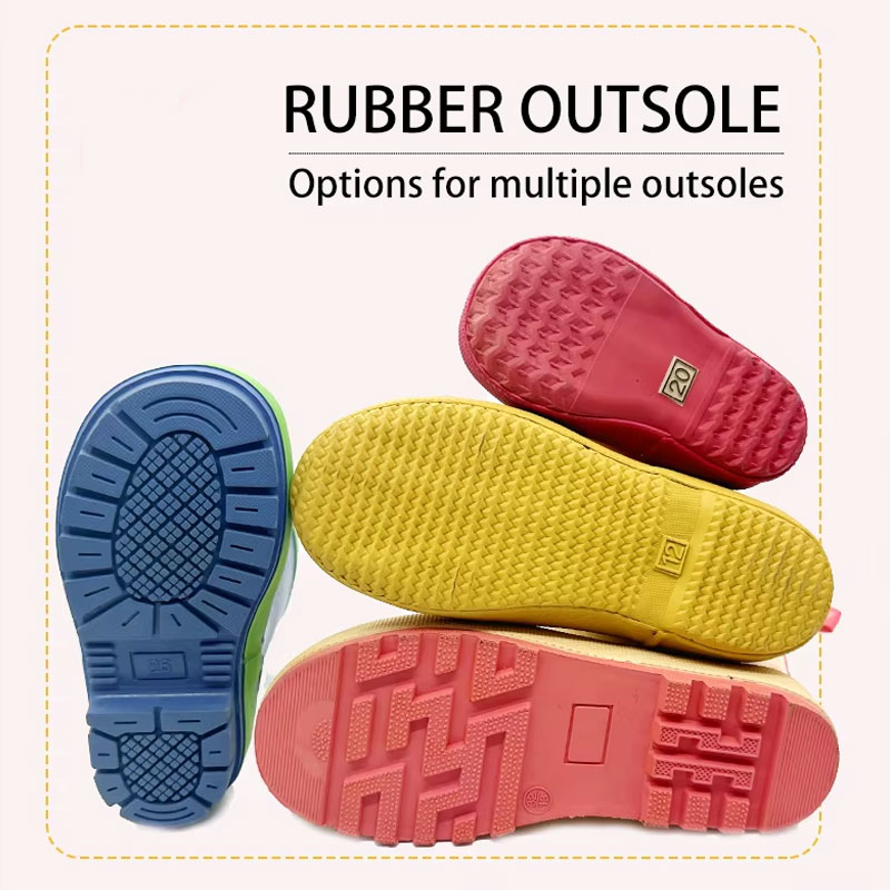 Bottes de pluie chloidren imperméables enfants bottes à gomme